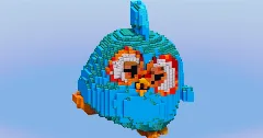 The Blues from Angry Birds — Minecraft Build by LeonisBuilds (1)