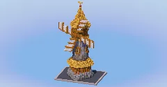 Oak Medieval Windmill — Minecraft Build by LeonisBuilds (1)