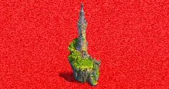 Floating Island Tower Tropical — Minecraft Build by ImpossibleBuilds (2)
