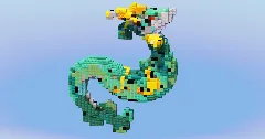 Serperior from Pokemon — Minecraft Build by LeonisBuilds (1)