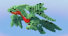 Grovyle from Pokemon — Minecraft Build by LeonisBuilds (2)