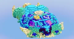Stellar Terapagos from Pokemon — Minecraft Build by LeonisBuilds (2)