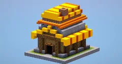 Clash of Clans Town Hall Level 4 — Minecraft Build by LeonisBuilds (2)