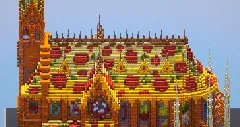 Fantasy Pizza Cathedral — Minecraft Build by LeonisBuilds (4)