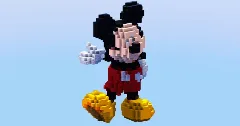 Mickey Mouse from Disney Mickey Mouse — Minecraft Build by LeonisBuilds (1)
