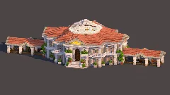 Classical Roman Stables & Armor Pavilion | Fully Furnished Interior — Minecraft Build by RaekonBuilds (1)