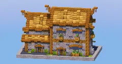 Oak Medieval House 13 — Minecraft Build by LeonisBuilds (1)