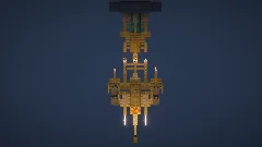 Golden Chandelier — Minecraft Build by LeonisBuilds (1)