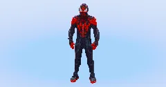Spider-man Miles Morales — Minecraft Build by LeonisBuilds (2)