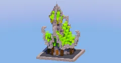 Lime Medieval Fantasy House 1 — Minecraft Build by LeonisBuilds (2)