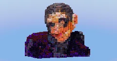 Steven Hawking Bust — Minecraft Build by LeonisBuilds (2)