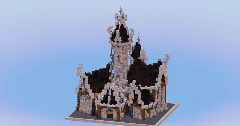Black Medieval Fantasy Castle — Minecraft Build by LeonisBuilds (1)