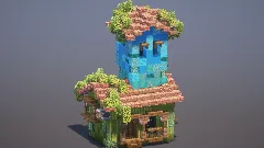 Mediterranean Colorful House — Minecraft Build by MellowHat (2)