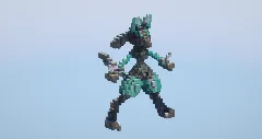 Lucario from Pokemon — Minecraft Build by LeonisBuilds (2)