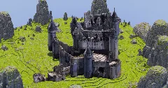 White Medieval Castle — Minecraft Build by StrongholdStudios (1)