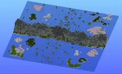 Survival Multibiome One Piece Inspired 2000x2000 Blocks Custom Map, Red Line, Grand Line, North Blue, West Blue, South Blue, East Blue, Mountains, Cherry, Jungle, Bamboo, Spruce, Taiga, Snowy Taiga, Forest, Jagged Peaks — Minecraft Build by LeonisBuilds (4)