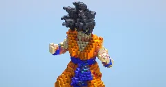 Goku‎ — Minecraft Build by LeonisBuilds (2)