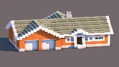Modern Suburban Ranch House | Family Home with Double Garage — Minecraft Build by RaekonBuilds (2)
