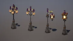Gothic Lamps Pack — Minecraft Build by MellowHat (2)