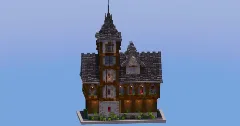 Medieval Town Hall Deepslate Version — Minecraft Build by LeonisBuilds (2)