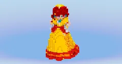 Daisy from Super Mario — Minecraft Build by LeonisBuilds (1)