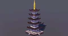 Japanese Pagoda Black — Minecraft Build by MellowHat (2)