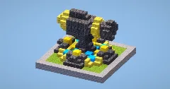 Clash of Clans Cannon Level 17 — Minecraft Build by LeonisBuilds (2)