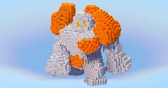 Regirock from Pokemon — Minecraft Build by LeonisBuilds (1)
