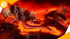 Tiny Volcano Arena — Minecraft Build by BlockyVerse (1)