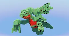 Grovyle from Pokemon — Minecraft Build by LeonisBuilds (1)