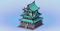 Japanese Castle Dark Copper — Minecraft Build by LeonisBuilds (2)