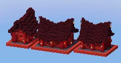 Nether Medieval Houses Pack — Minecraft Build by LeonisBuilds (1)