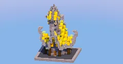 Yellow Medieval Fantasy House 1 — Minecraft Build by LeonisBuilds (2)