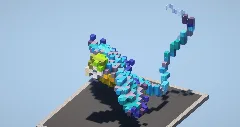 Light Blue Parrot — Minecraft Build by LeonisBuilds (3)