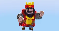 Red King from Clash Royale — Minecraft Build by LeonisBuilds (1)