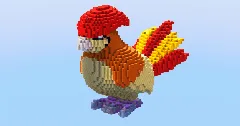 Pidgeotto — Minecraft Build by LeonisBuilds (1)