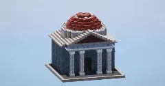 Roman Temple of Bellona — Minecraft Build by LeonisBuilds (1)
