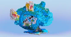 Terastal Ogerpon Wellspring Mask from Pokemon — Minecraft Build by LeonisBuilds (2)