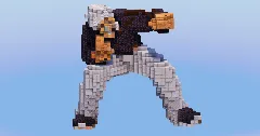 Bang Silverfang from One Punch Man — Minecraft Build by LeonisBuilds (1)