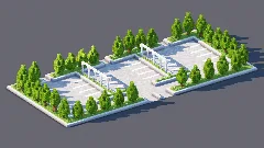 Empty Modern Parking Lot | Eco City Infrastructure — Minecraft Build by RaekonBuilds (4)