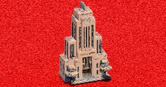 Art Deco Clock Tower — Minecraft Build by ImpossibleBuilds (2)
