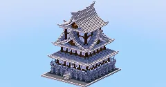 Japanese Castle — Minecraft Build by LeonisBuilds (3)