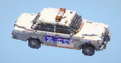 Policecar Small‎ — Minecraft Build by LeonisBuilds (1)