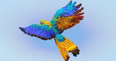 Light Blue Parrot — Minecraft Build by LeonisBuilds (1)