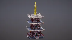 Medium Gray Japanese Pagoda — Minecraft Build by MellowHat (2)