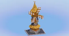 Oak Medieval Windmill — Minecraft Build by LeonisBuilds (2)