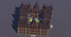 Black Gothic Castle — Minecraft Build by MellowHat (3)