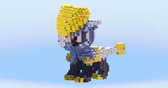 Jangmo-o from Pokemon — Minecraft Build by LeonisBuilds (1)