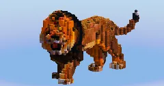 Lion Animal — Minecraft Build by LeonisBuilds (1)