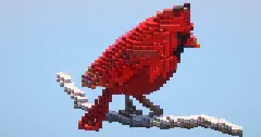 Red Bird‎ — Minecraft Build by LeonisBuilds (2)